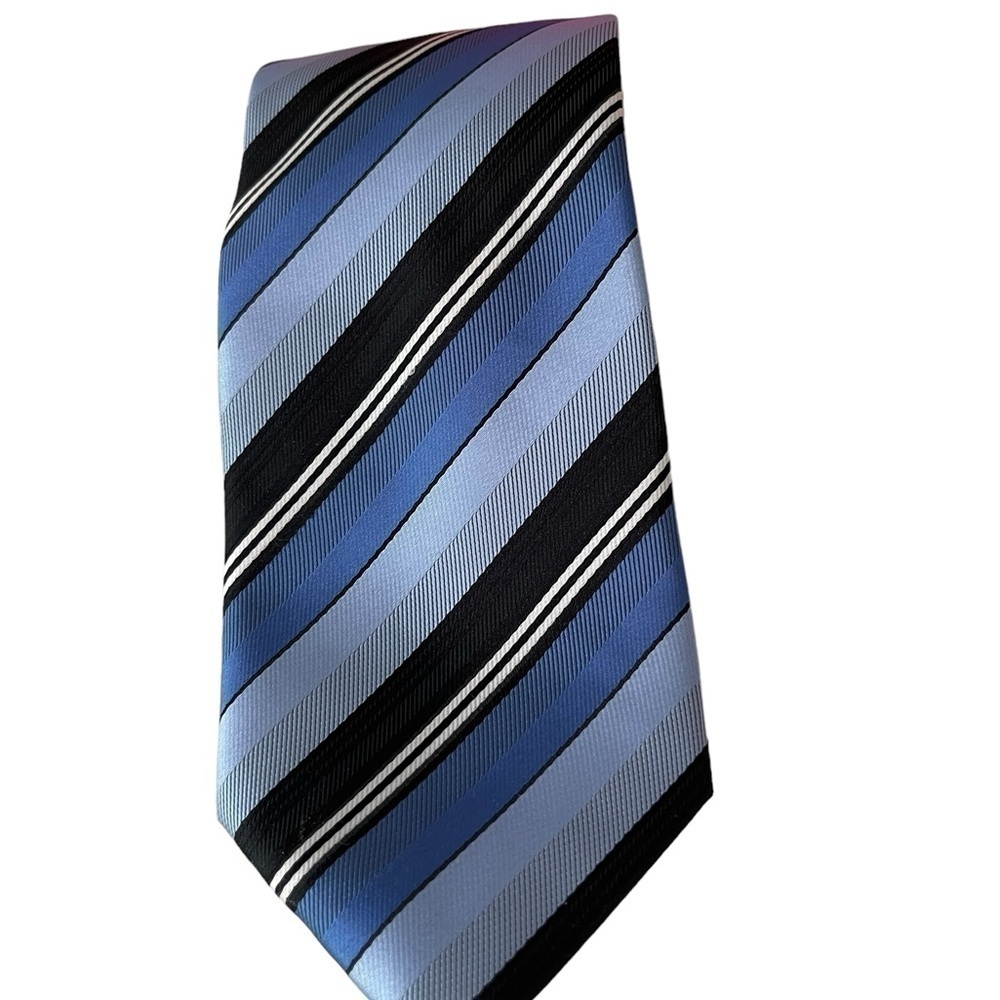 Alexander Julian Colours Repp Men’s Tie handmade 100% Polyester 58 inches X 3